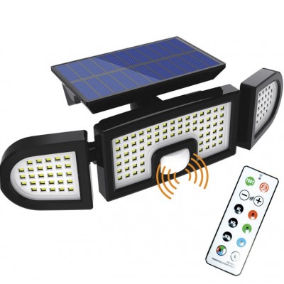 Solar Προβολέας LED 7W 700lm IP44 με Φωτοκύτταρο και Ανιχνευτή Κίνησης 5-0312